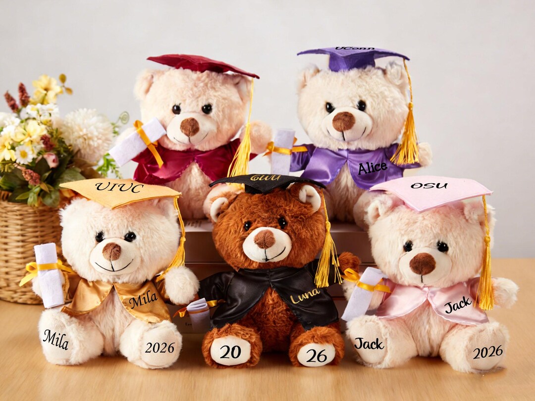 Personalized Grad Bear,custom Graduation Bear,graduation Gift,gift for ...