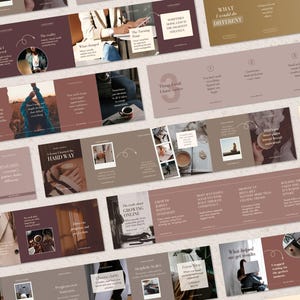 Instagram-carrouselsjabloon voor Canva, social media manager, contentontwerp, naadloze carrousel, redactionele Instagram-post (digitale download)