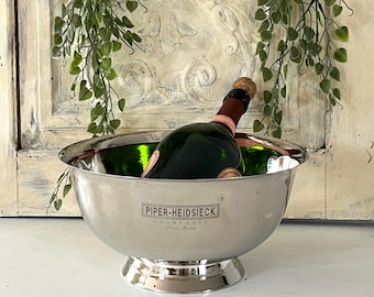 Piper-Heidsieck Champagne Bucket – French Barware Ice Bowl Cooler