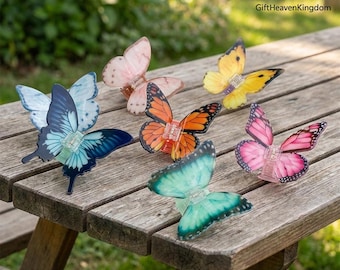 Coquette Butterfly Big Hair Claw Clip – Y2K Aesthetic Cute Hair Clip, Personalized Hair Accessory