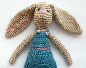 crochet PATTERN ONLY - Tilda Style Bunny - PDF instructions-instant download