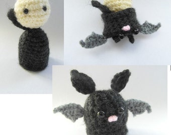 From Vlad to Bat crochet pattern - PDF instructions - perfect for Halloween!