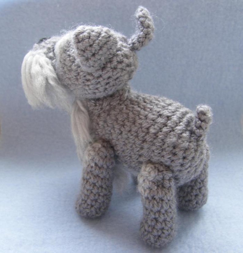 PATTERN ONLY Schnauzer Crochet PDF instructions image 5