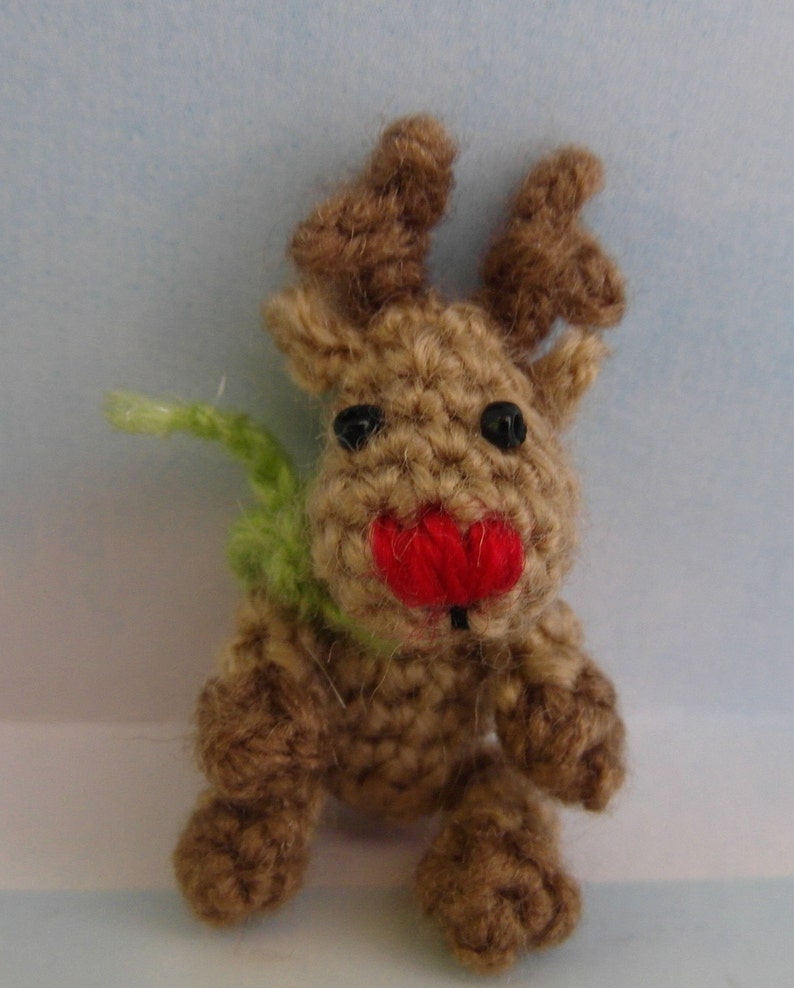 Oh, so tiny Reindeer crochet PATTERN image 3