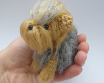 CROCHET PATTERN ONLY Yorkshire Terrier - York- Yorkie pdf instructions