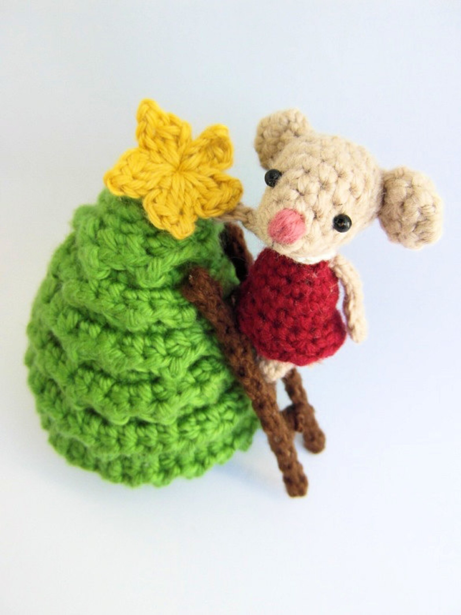 Crochet PATTERN Christmas Mice Instant Download PDF Etsy