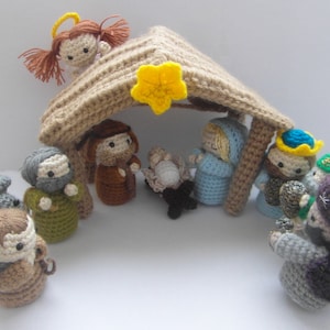 Amigurumi Nativity Scene - crochet pattern - PDF instructions