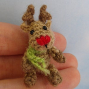 Oh, so tiny Reindeer crochet PATTERN image 2