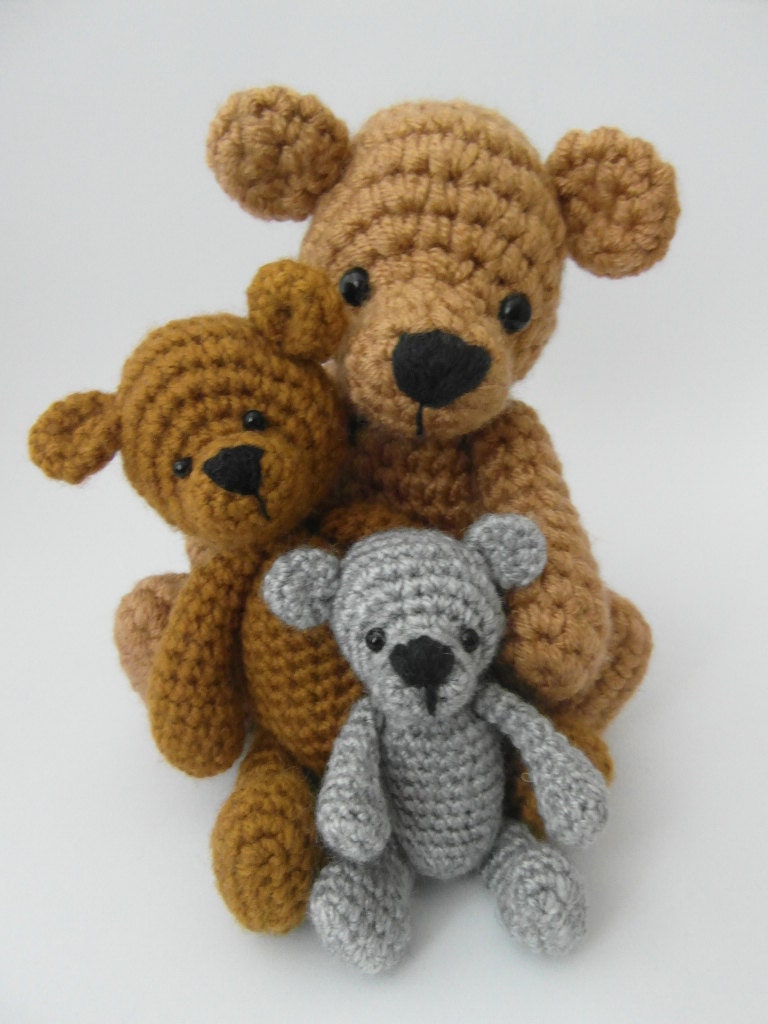 INSTANT DOWNLOAD Teddy Bear crochet pattern PDF instructions | Etsy