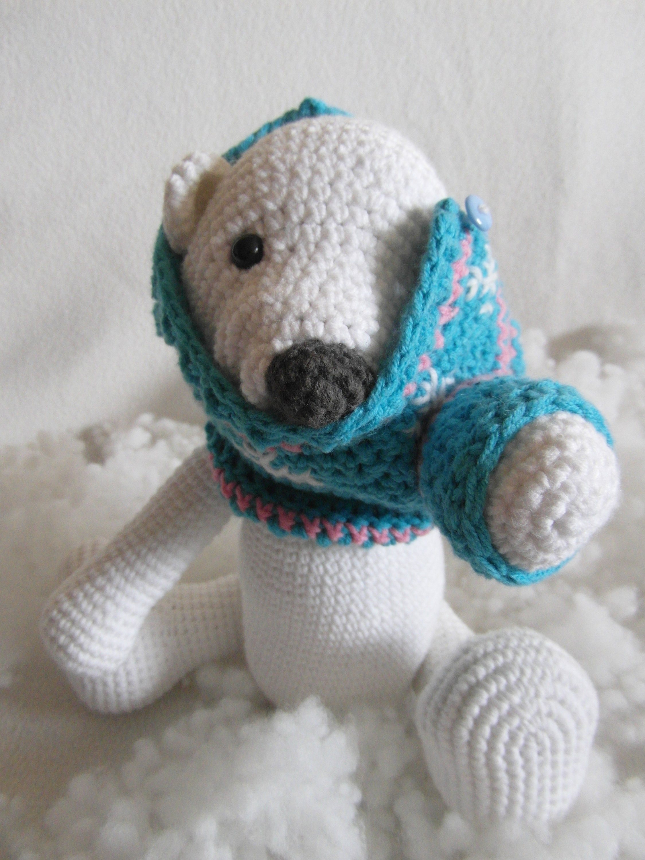 Polar Bear in a Sweater - Amigurumi Crochet Bear PDF Pattern ...