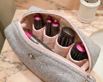 Dyson Airwrap Bag with Compartments/Shark Products | Travel Case for Curling Irons & Hair Tools