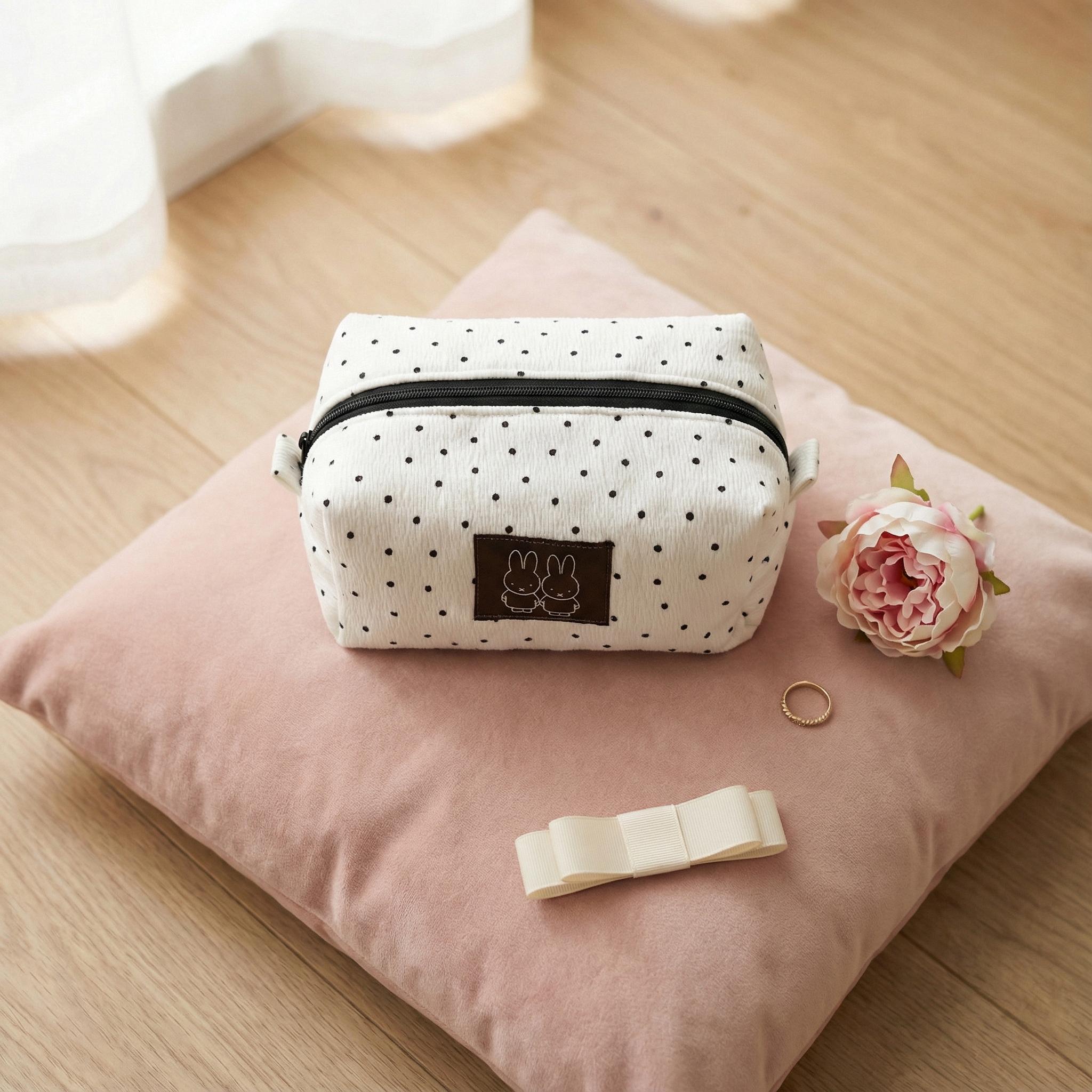 Dyson Airwrap Bag With Compartments Miffy Polka Dot Knit Storage