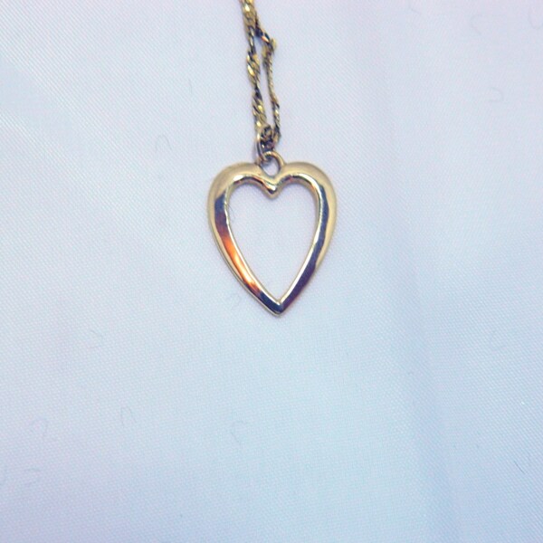 14 K gold Herz Anhänger