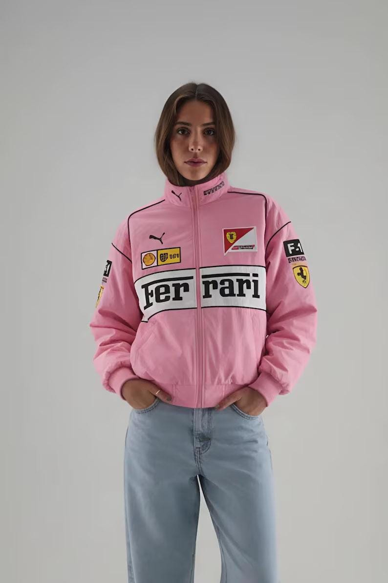 Ferrari jacket pink - Etsy 日本