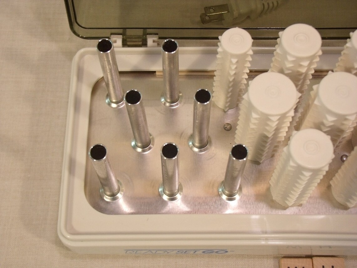 Vintage Conair Ready Set Go Hot Rollers 20 Electric Curlers Etsy