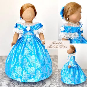 PDF Sewing Pattern 1860s Ballgown for 18 Inch Dolls Amy - Etsy