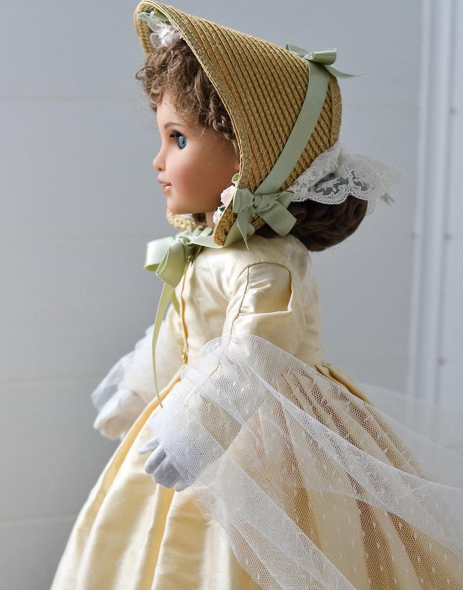 18 Inch Doll Bonnet Blank 1850s 1860s Victorian - Etsy