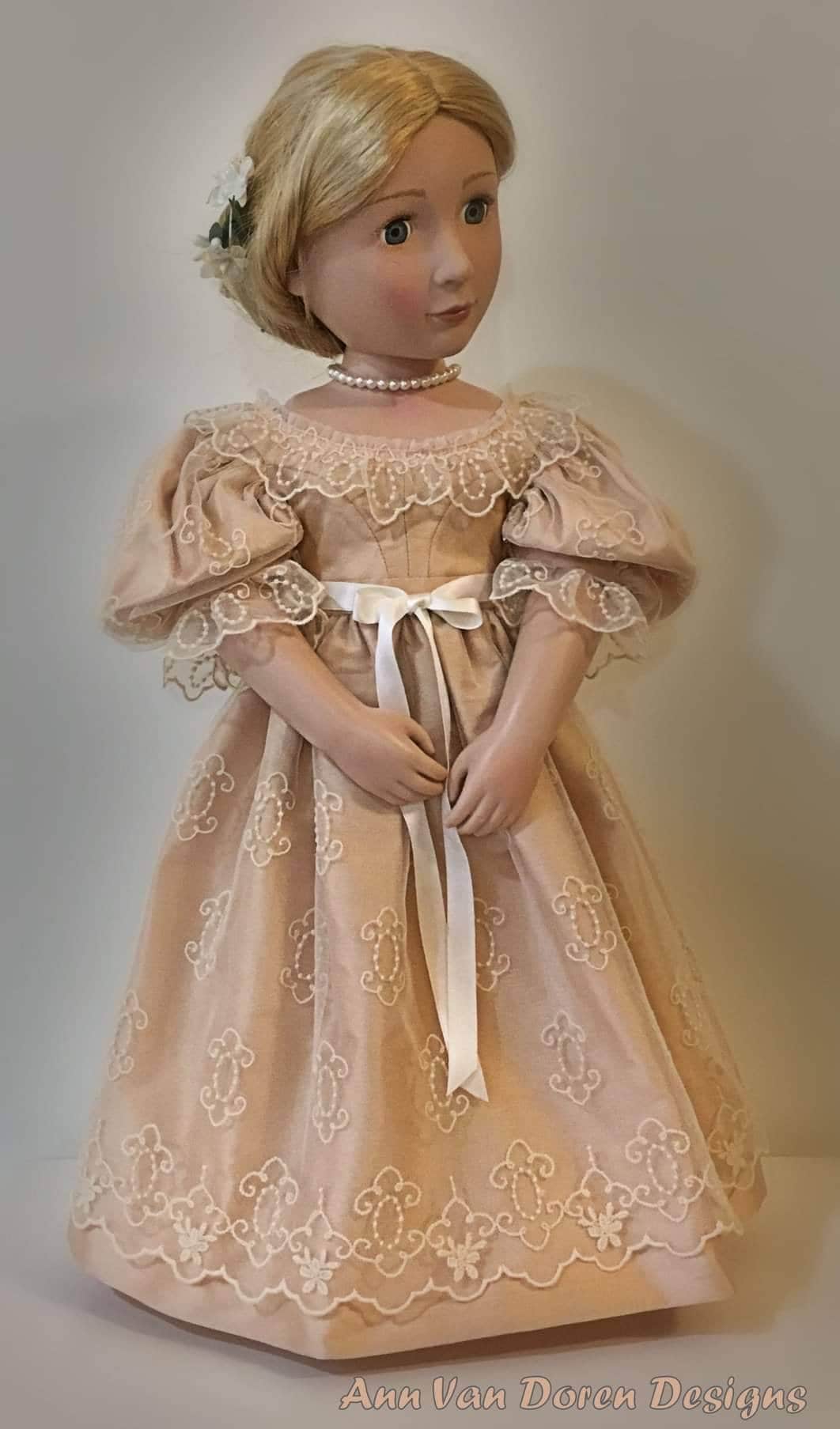PDF Sewing Pattern Victoria 1830s Romantic Era Dress Evening