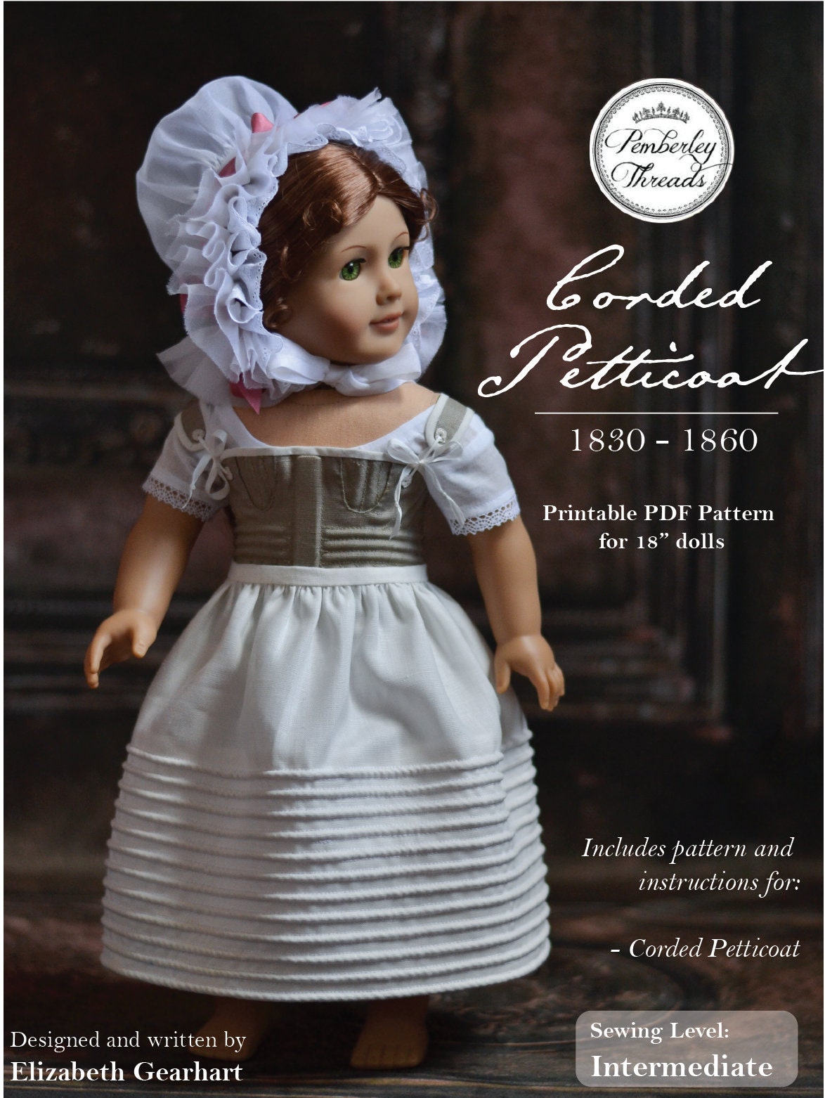 PDF Sewing Pattern 1830s 1860s Corded Petticoat for 18 Inch Dolls Such as  American Girl -  Canada