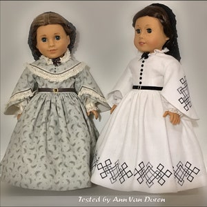 PDF Sewing Pattern Meg 1860 Day Dress for 18 inch dolls such as American Girl image 7