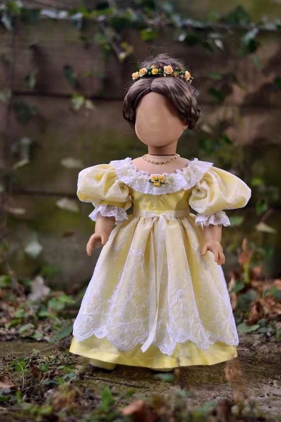 PDF Sewing Pattern Victoria 1830s Romantic Era Dress Evening Gown for 18  Inch Dolls - Etsy