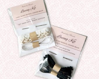 Lacing Kit for 18 inch Dolls for use with "Jo" 1860s Swiss Waist Pattern