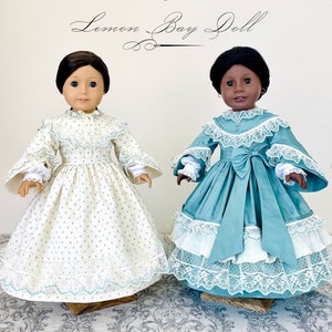 Patron de couture PDF Robe de jour Meg 1860 pour poupées de 18 pouces telles que American Girl image 5