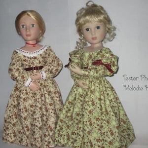 PDF Sewing Pattern Molly 1830s Gown Sleeve Variations for 18 inch and 16 inch doll American Girl A Girl for All Time image 10