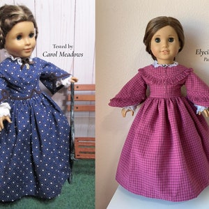 PDF Sewing Pattern Meg 1860 Day Dress for 18 inch dolls such as American Girl image 10