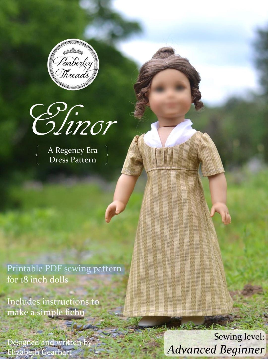 doll dress patterns Summer Dress Free PDF Pattern – CARPATINA DOLLS main image 1