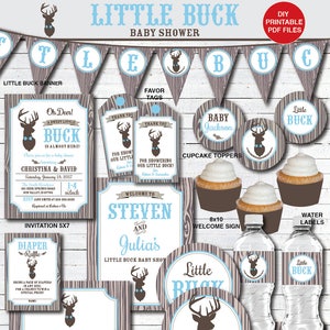 little buck baby shower decorations
