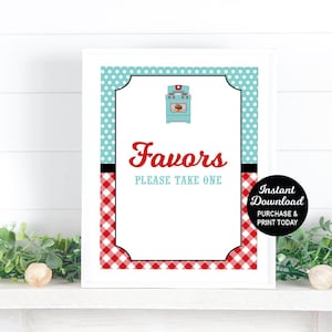 Favor Sign, Bun In the Oven Baby Shower Sign, Baby Shower Favors, Bun in The Oven Favor, Printable Sign