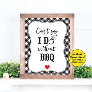 Nero bianco non può dire di fare a meno del segno BBQ, faccio fidanzamento barbecue, fidanzamento di coppia, addio al nubilato barbecue, addio al nubilato barbecue, stampabile