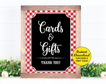 I Do Bbq Cards and Gifts Sign, Bbq Gifts Sign, I Do Barbecue Gift Table Sign, I Do BBQ Couples Shower Printable INSTANT DOWNLOAD