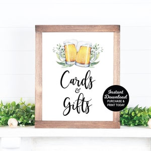 Cards and Gifts Sign, Brews Before the I Dos Engagement, I Do Bbq Beer Sign, Beer Sign, I Do BBQ Couples Shower, Coed, Bridal Shower