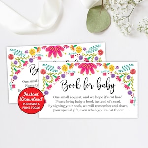 Fiesta Boekaanvraagkaart, Boek voor babyticket, Babybibliotheek, Babyboekaanvraaginzet, Fiesta Babyshowerdecoratie
