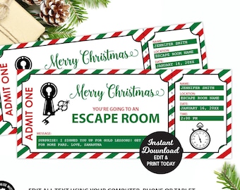 Escape Room Gift Card - Etsy