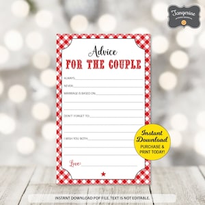 I do BBQ Advice for the Couple Cards, I do BBQ Advice for the Bride and Groom, I do Bbq Couples Shower Game, Printable PDF File