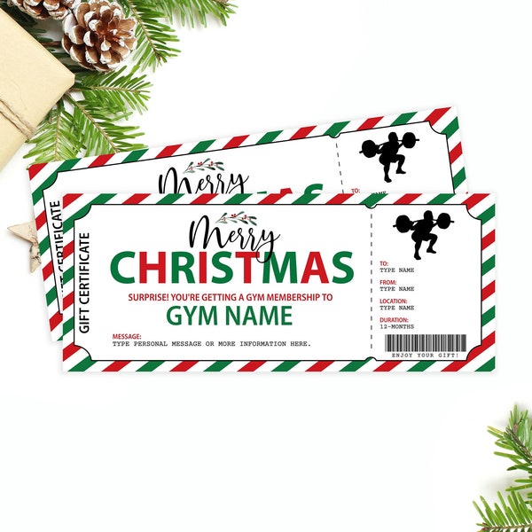 Gym Gift Certificate Template 60+ Gift Ideas for 2024