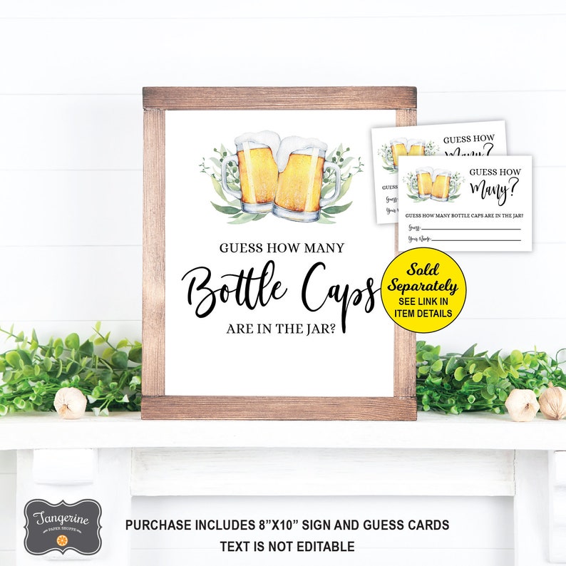 How Well Do You Know the Bride and Groom Game, Brews Before I Dos Game, Engagement Party Game, Couples Wedding Shower Game, Bridal Shower image 8