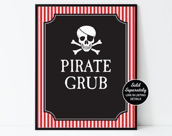 ArtCreativity Pirate Signs – 20-Pack Party Decor With Skull & Directional Signs For Pirate Theme Events - View #4