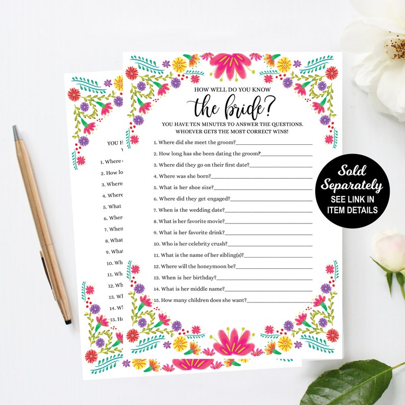 Fiesta Bridal Shower Welcome Sign, Fiesta Shower Sign, Fiesta Bridal Shower Yard Sign, Printable Easel Sign, Fiesta Poster Sign image 9