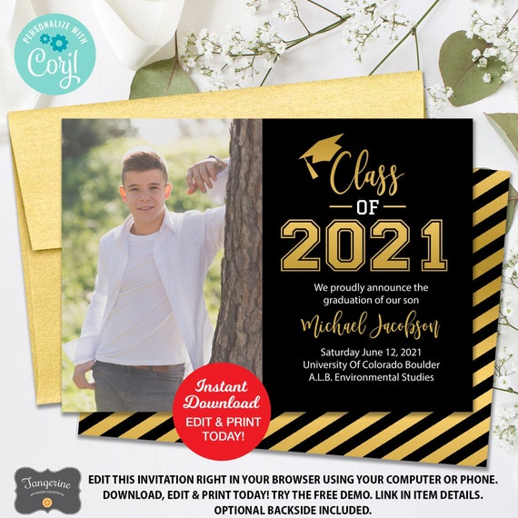 Graduation Announcement Template Graduation Invitation Class of 2023 Graduation Announcement Template Graduation Invitation Class of 2023