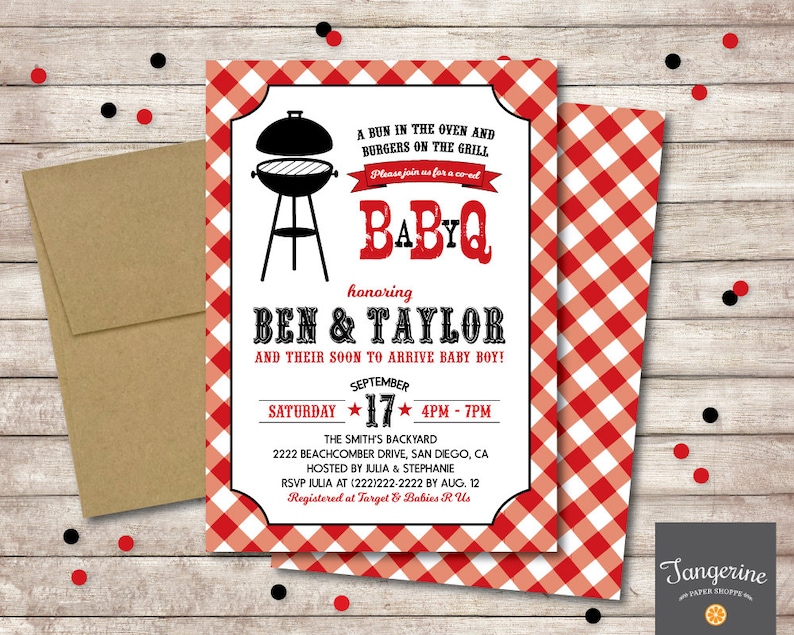 Baby Q Burger Bar Sign Printable, BBQ Baby Shower Burger Bar Sign, Baby Q Shower Sign, Instant Download, Printable PDF File image 2
