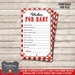 Baby ABC Game Printable, Baby Q Baby Shower Game Red, Baby Shower Games ...