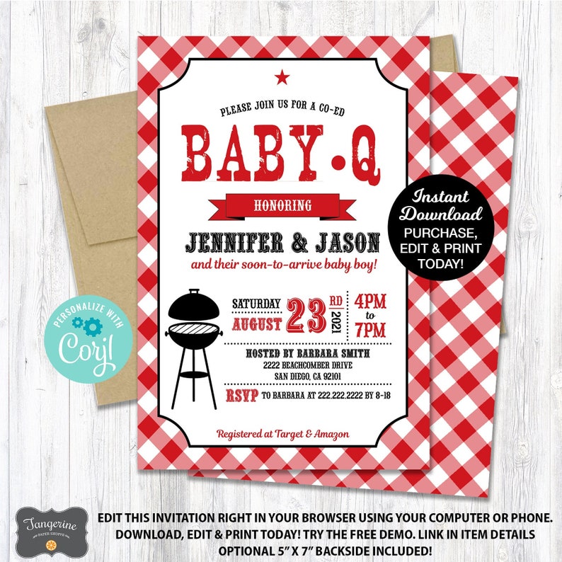 baby shower invitations baby shower themes for girls baby-q baby shower theme