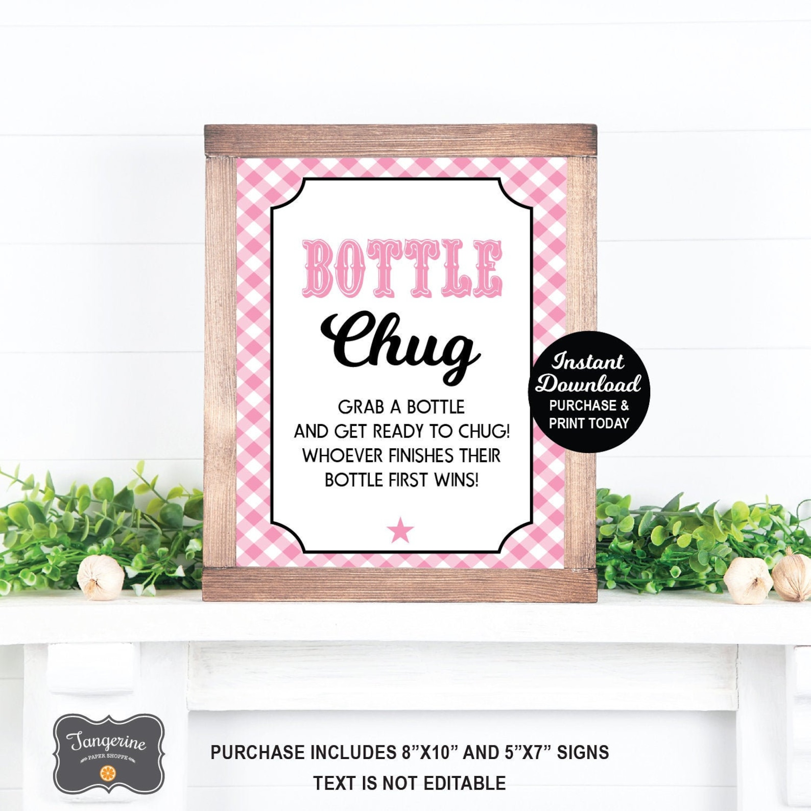 Bottle Chug Game Baby Q Game Printable BBQ Baby Shower Game Etsy