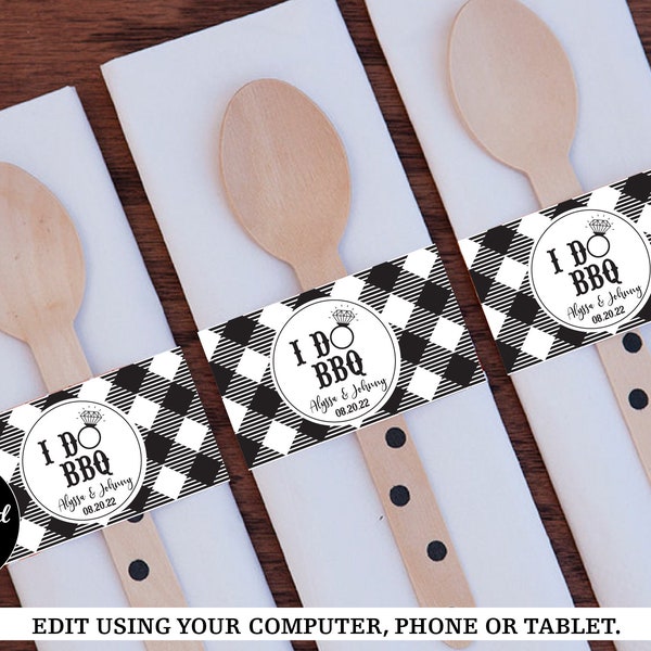 I Do Bbq Napkins Etsy