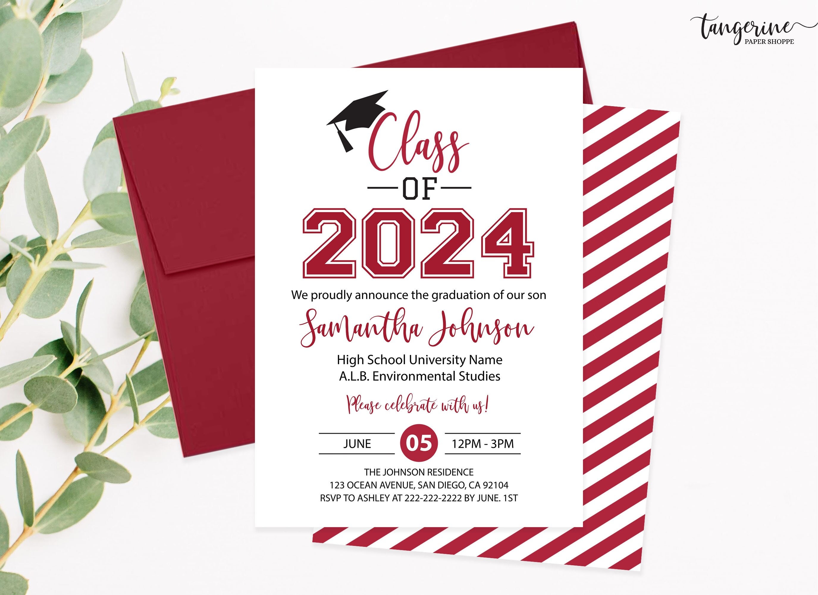 Graduating Class Of 2024 Red