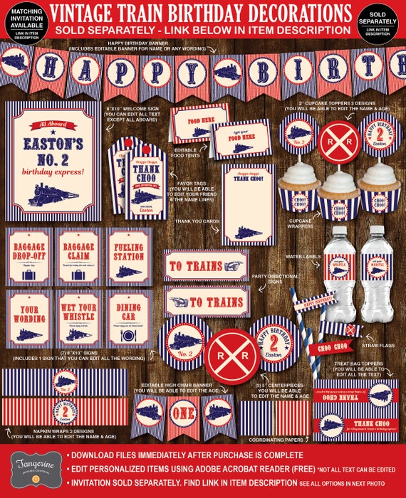 Printable Vintage Food Labels